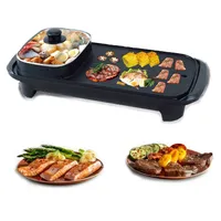 eppanyaki-Grillplatte Rauchfreier Tischgrill Barbecue Elektrogrill Elektrischer, Antihaftbeschichtete Grillfläche ,Abnehmbarer Fettauffangschale