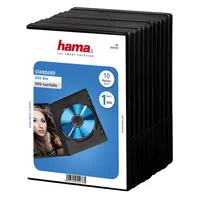 Hama DVD Jewel Case s fóliou - DVD Jewel Case - Kapacita: 1 DVD - čierna (balenie po 10 ks )