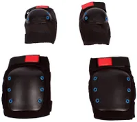 Vortex 4er Set Erwachsenen-Protektoren Größe S Zum Skaten, MTB und BMX