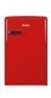 Amica Retro Kühlschrank mit Gefrierfach Rot 108 L EEK: D