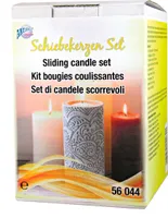 CREARTEC Schiebekerzen-Set - zum Herstellen einer Betonhülle für eine Schiebekerze - 56044