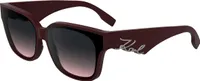 KARL LAGERFELD KL6161S 601 BURGUNDY 63/14/140 Sluneční brýle pro ženy
