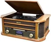 Roadstar ROAHIF1993DBT Drevený hi-fi systém s prehrávačom (Bluetooth, FM, CD) Drevená farba