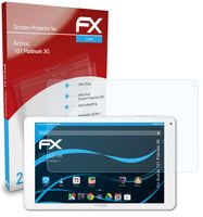 atFoliX FX-Clear 2x Schutzfolie kompatibel mit Archos 101 Platinum 3G Displayschutzfolie