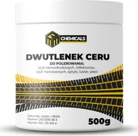 MRM CHEMICALS Ceroxid Ceriumoxid Polierpulver 500 g 99,9% Für Glaspolitur Entfernt Mattierungen Kratzer von Autoscheiben, Scheinwerfern, Spiegeln