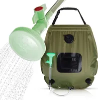 Solární vodní vak pro kempování Solární sprcha Kempinková sprcha Venkovní sprcha 20L Solární kempinková mobilní sprcha Zahradní sprcha s teploměrem pro turistiku Koupání