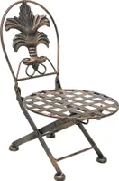 Blumenhocker Stuhl klappbar metall Blumenständer Pflanzenständer 32 cm Puppenstuhl
