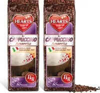 HEARTS Cappuccino Amaretto 2 x 1kg Kaffeespezialität