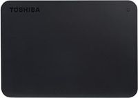 Toshiba Canvio Basics 2 TB, Externe Festplatte schwarz, Mi­cro-USB-B 3.2 Gen 1 (5 Gbit/s), inkl. USB-C-Ad­ap­ter