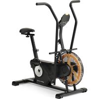 SportPlus I Profi Air Bike I mit Luftwiderstand & App Kompatibilität, Heimtrainer für HIIT, Fitness-Bike trainiert Arme und Beine, bis 135 kg, SP-FB-2100-B-iE