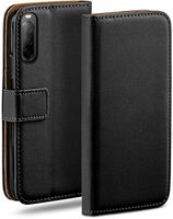 moex® Book Case kompatibel mit Sony Xperia 10 II - Hülle 360 Grad klappbar, Schwarz