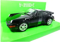 Welly 24023SW Porsche 911 (964) Turbo 1990 schwarz 1:24