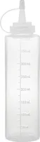 SIDCO Soßenflasche Kunststoff Quetschflasche Spender Squeeze Flasche 400 ml Ketchup Senf