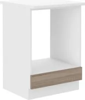 Herdschrank DAGA – Breite 60 cm, Trüffel Eiche / Weiß