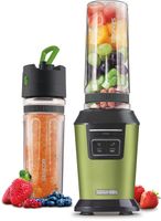 SENCOR SBL 7170GG Automatický smoothie mixér, 2 fľaše z TRITÁNU, výkon 800 W, 2 programy 45/60 sekúnd, 6 nožov z nehrdzavejúcej ocele potiahnutých titánom, vákuový uzáver