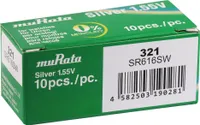 MURATA Knopfzellen, 0% Quecksilber , VE 10 Stk - 315-399