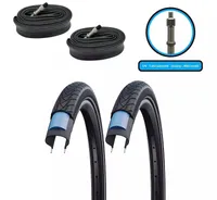 2x Schwalbe Marathon Plus 28x1,40 Zoll 37-622 700x35c SET mit 2x DV Schläuchen