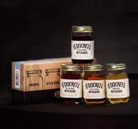 O´Donnell Moonshine 4 Moonshine-Liköre im Set (4x50ml) Harte Nuss, Bitter Rose, Wilde Beere, Bratapfel
