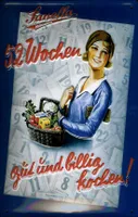 Blechschild Sanella Margarine 52 Wochen Schild Nostalgieschild