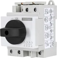 SCHELINGER Hauptschalter Trennschalter Drehschalter Isolationsschalter 4P 32A 1200V DC
