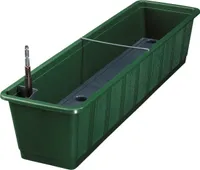 Blumenkasten AQUA GREEN Plus incl. Bewässerung u. Wasserstandsanzeiger