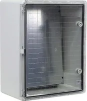 Rozdzielnica drzwi plastikowe przezroczyste 400x500x240mm IP65 PP3017