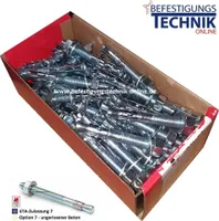 20 Fixanker M16 80x175mm verzinkt Schwerlastanker Bolzenanker ETA-7