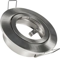 Einbaurahmen McShine "DL-248s" rund, Ø82mm, schwenkbar, Clip Verschluss