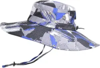 Sonnenhut Herren Damen UV Schutz Sonnenschutz Faltbar Outdoor Safari Hut Wanderhut Gartenhut Fischerhut Buschhut mit Kinnband UPF 50+