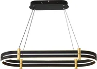 LED Pendelleuchte Kronleuchter Dimmbar Esstisch Hängelampe Moderne mit Strahler Esszimmerlampe Fernbedienung