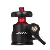 Andoer Mini Stativ-Kugelkopf 360-Grad-Schwenker fuer DSLR-Kamera