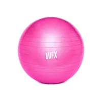 KM-Fit Gymnastikball 55 cm Trainingsball mit Luft-Pumpe Sitzball