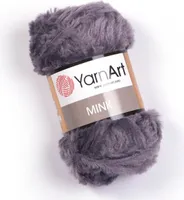 YarnArt Mink, Effektgarn, Flauschgarn, leami, leamigurumi 335 grau