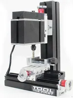 Výkonný kovový mini soustruh DIY Micro Milling Machine Mill 12000 otáček za minutu 60 W s adaptérem