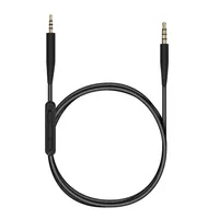 kwmobile Kopfhörerkabel für Bose QuietComfort 35 - Ersatz Kabel 140 cm Mikrofon Lautstärkeregler - 3.5mm Klinke