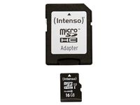 Intenso 16 GB microSDHC Speicherkarte  UHS-I Premium inkl. SD-Adapter