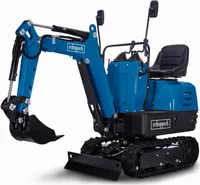 Benzin Mini-Bagger EXC815 Scheppach - 8,5 PS | 2330mm Grabweite | 690mm Spurbreite | Kettenantrieb