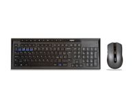 Rapoo 8200M Wireless Multi-Mode Optische Maus und Tastatur Set Schwarz CZ/SK