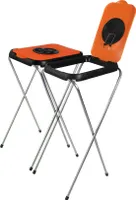 2er Müllsackständer SwingFix 120L Blauer Gelber Sack Einer Mülleimer Müllbeutelständer : Orange