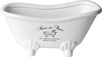 Schale Badewanne Keramik 20x9x10cm weiß