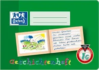 OXFORD Schreiblernheft Lineatur 1G liniert DIN A5 quer ohne Rand, 16 Blatt