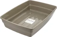 GarPet Katzenklo in 5 Größen Katzentoilette ohne Deckel Katzen WC Schalentoilette Klo grau eckig XL XXL hygenisch Jumbo