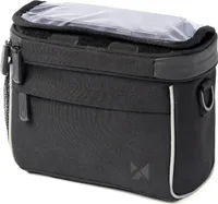 Wozinsky Fahrradlenkertasche Fahrrad-Umhängetasche Schwarz (WBHBB-01)