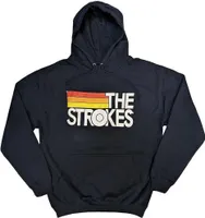 The Strokes - Mikina s kapucí a logem pro muže/dámy Uni RO9872 (M) (Navy Blue)