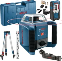 Bosch Rotationslaser GRL 400 H inkl. LR 1 + GR 2400 + BT 152 + Zubehör-Set im Koffer - 06159940JY