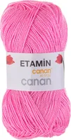 30g Canan Etamin uni Häkelgarn Strickgarn Amigurumi-Wolle , Farbe:E-115 rosa