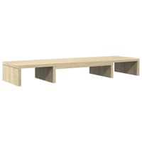 vidaXL Monitorständer Verstellbar Sonoma-Eiche 80x24x10,5 cm