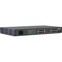 InLine® PoE+ Gigabit Netzwerk Switch 24 Port, 1Gb/s, 2xSFP, 19" (inkl. Winkel)