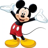 RoomMates wandaufkleber Mickey Mouse Vinyl 10 Stück