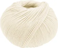Lana Grossa - Cool Wool Seta 0001 weiß